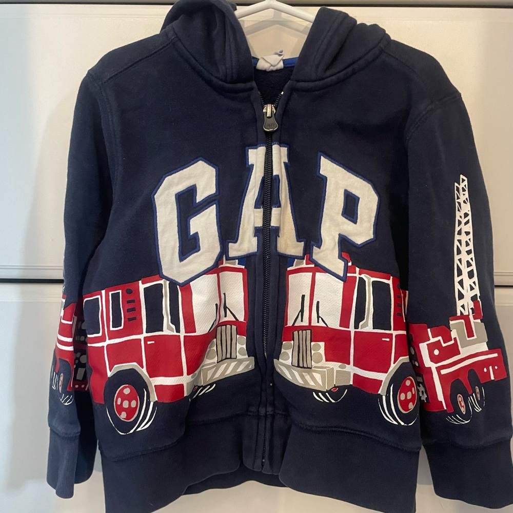 Gap fire truck hoodie